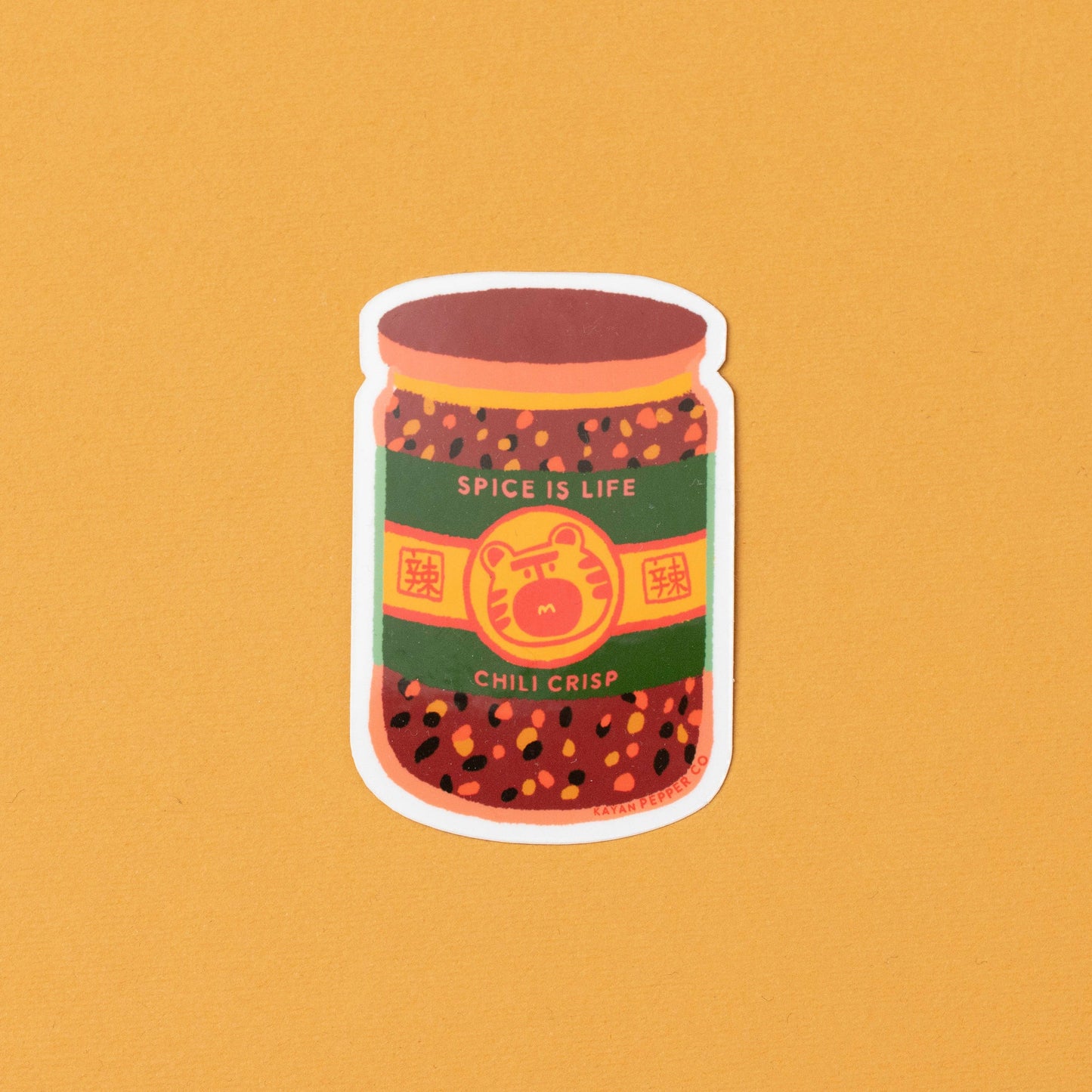 Chili Crisp - Vinyl Sticker