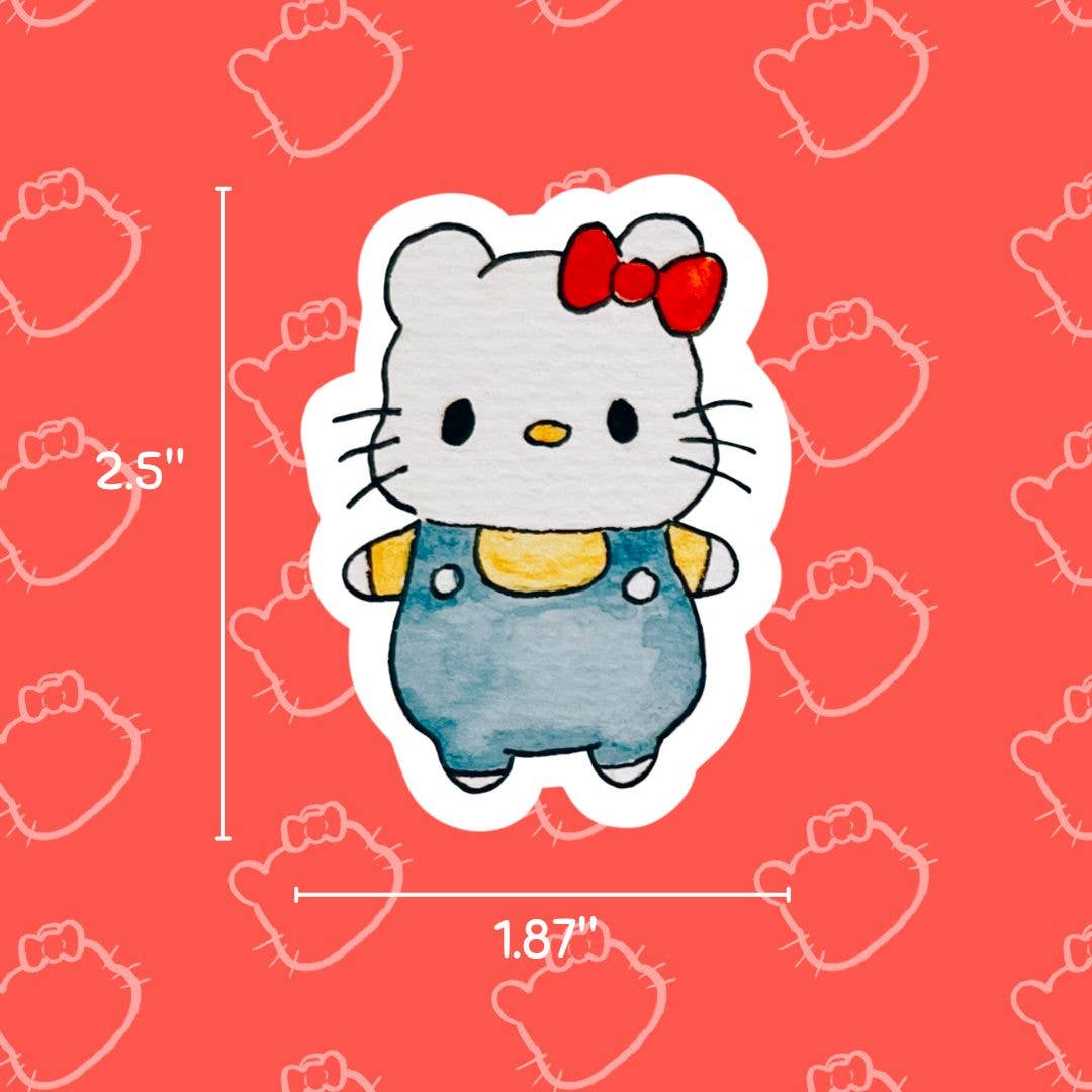 Hello Hammy Sticker | Dishwasher Safe