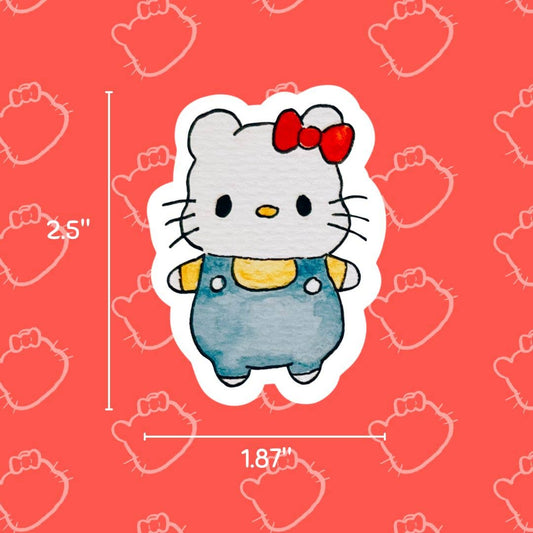 Hello Hammy Sticker | Dishwasher Safe