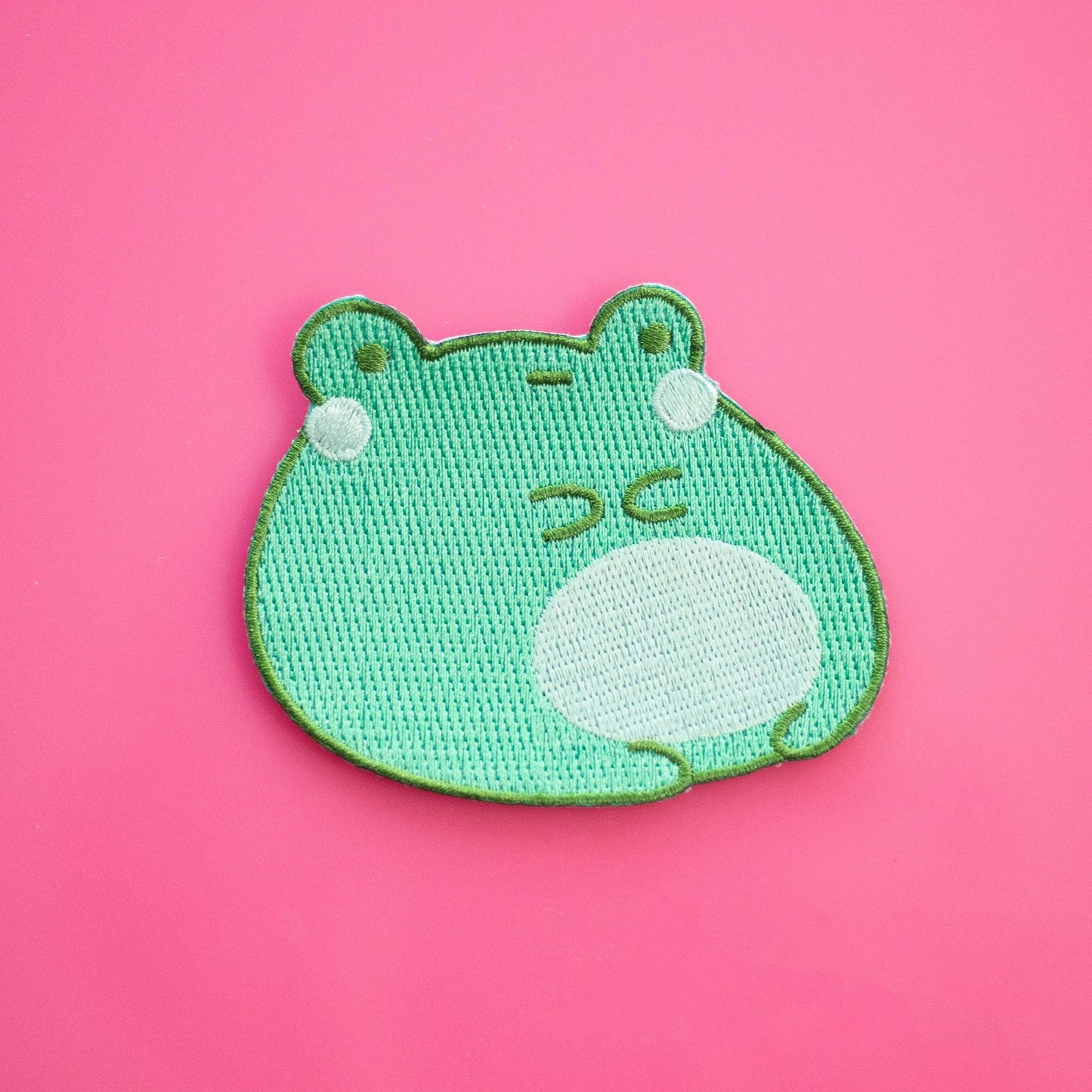 Blob Frog Iron on patch