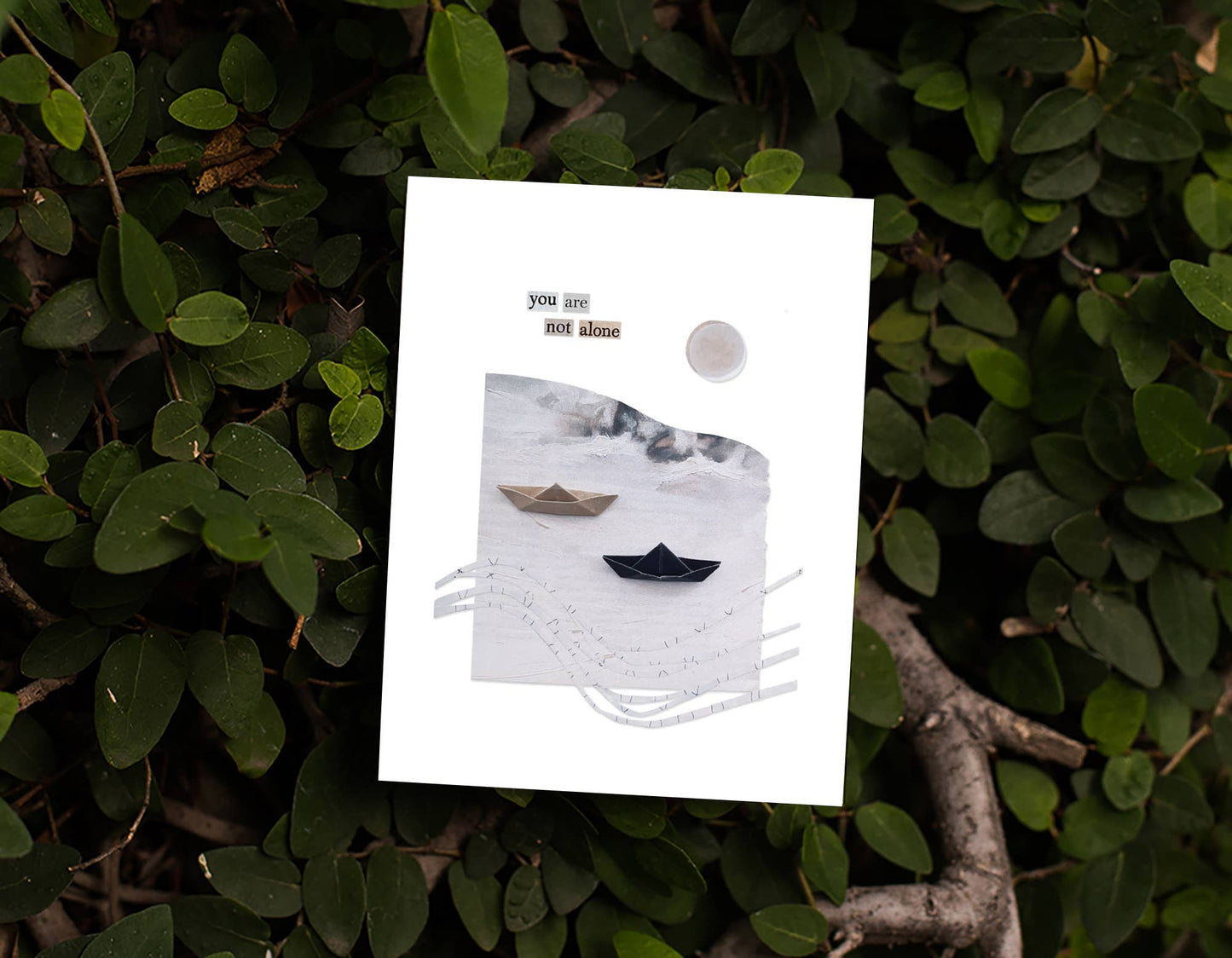 You Are Not Alone | Thinking of You Comfort Collage Card