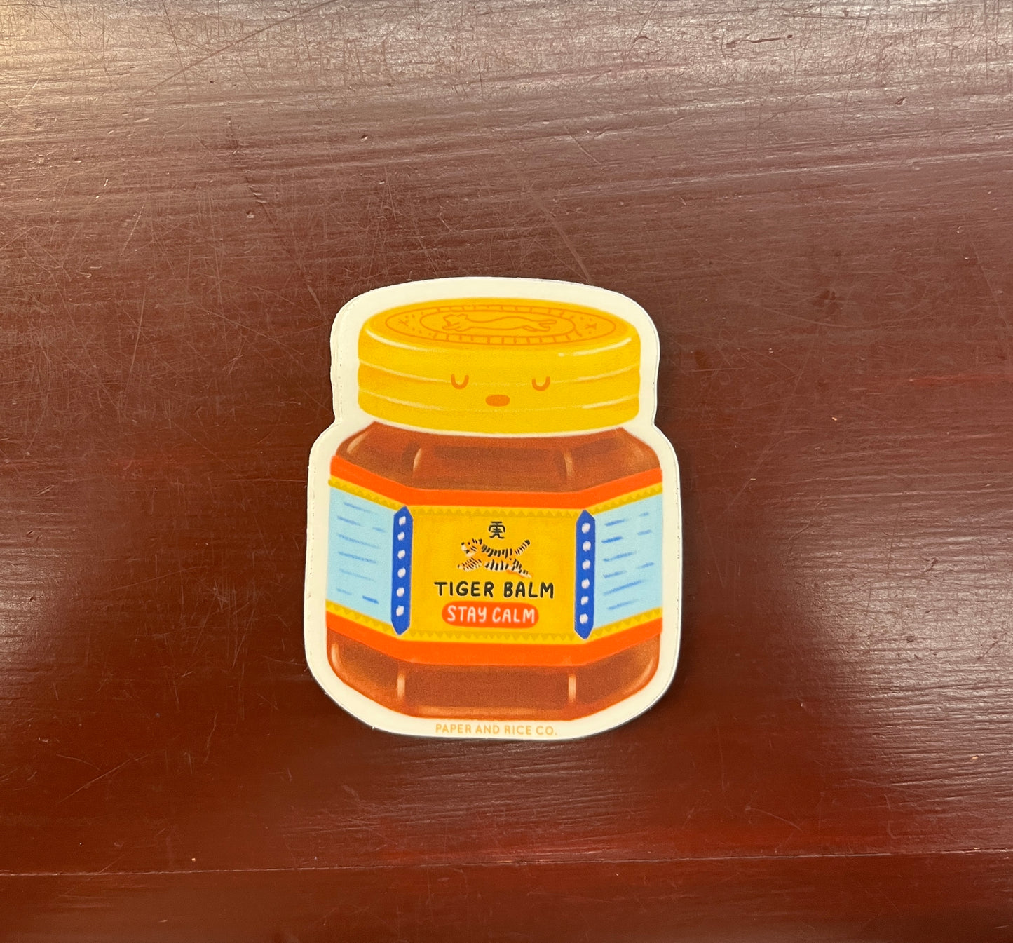 Tiger Balm Stay Calm Sticker