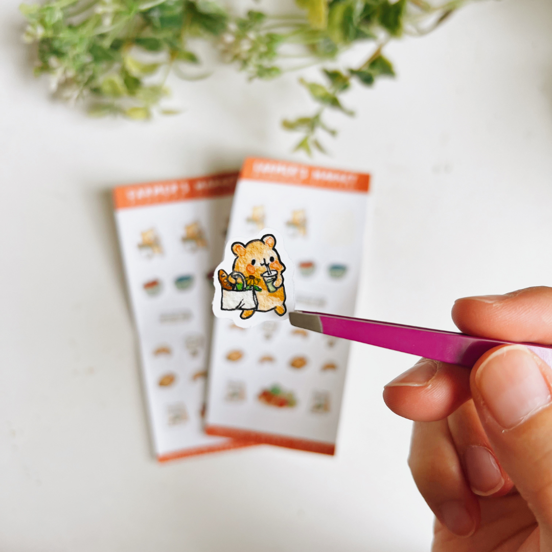 Farmer's Market Hammy Planner Stickers