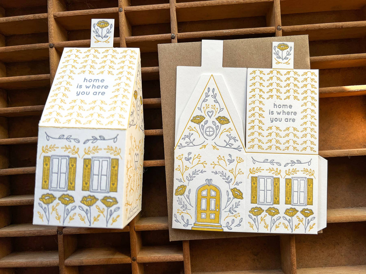 Home is where you are 3D house card