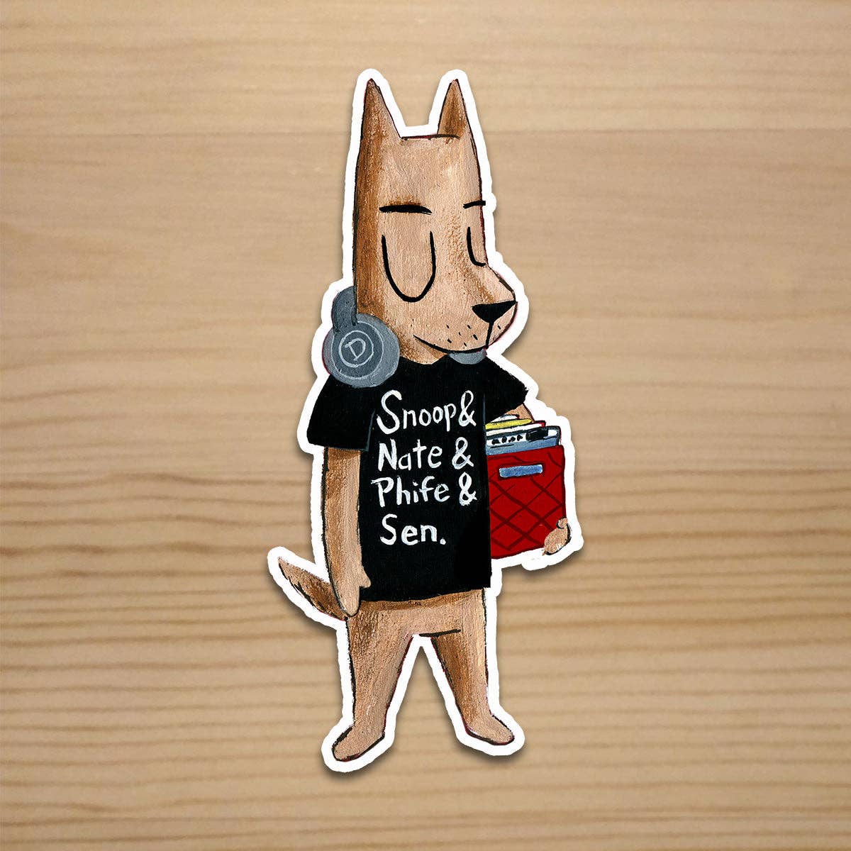 Dogs! Glossy Vinyl Sticker