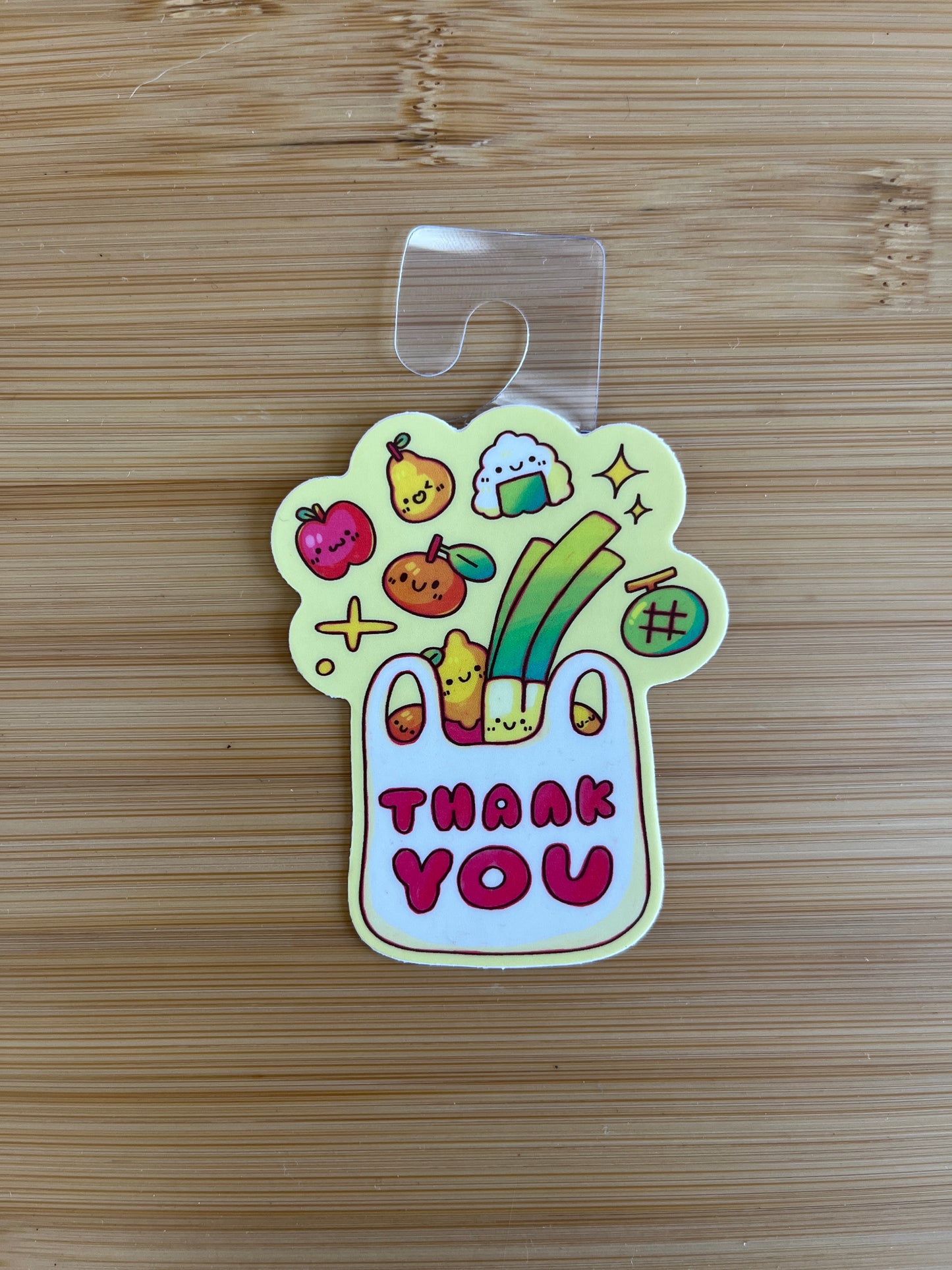 Thank You Groceries Sticker