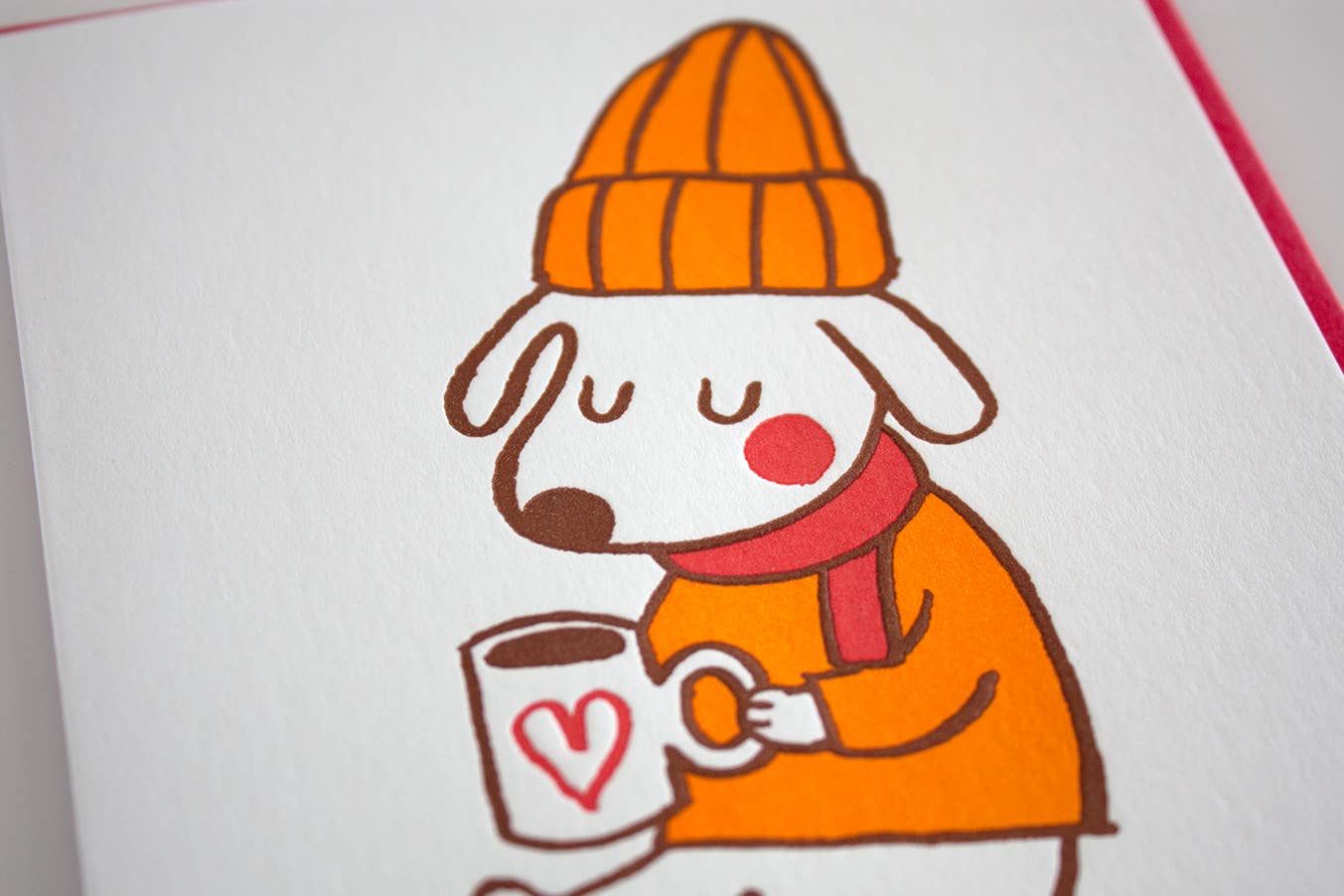 Holiday Beanie Dog Greeting Card