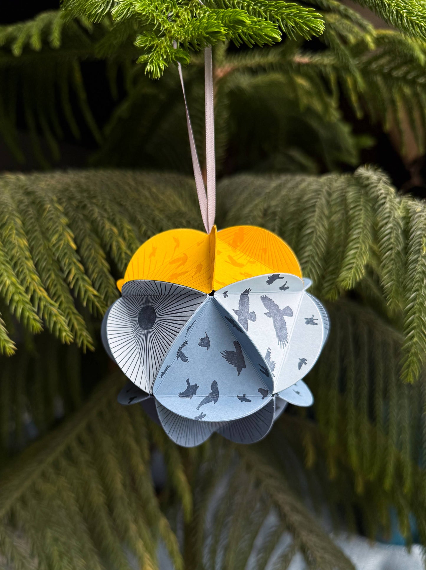 Icosahedron DIY ornament kit - winter solstice