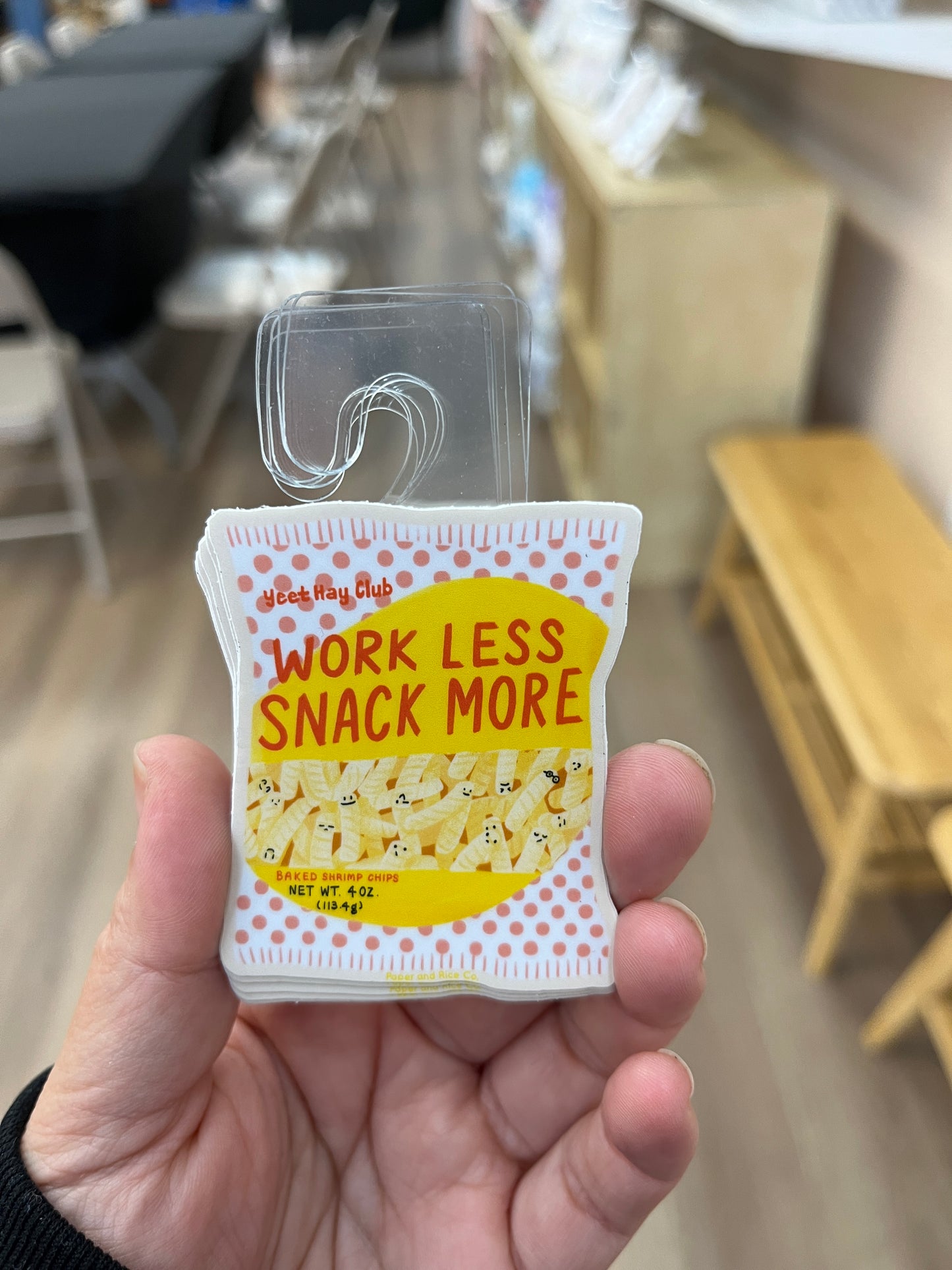 Shrimp Chips Sticker