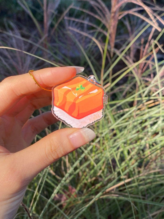 Salmon Sushi Phone Charm