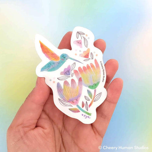 Hummingbird | Handmade Vinyl Sticker