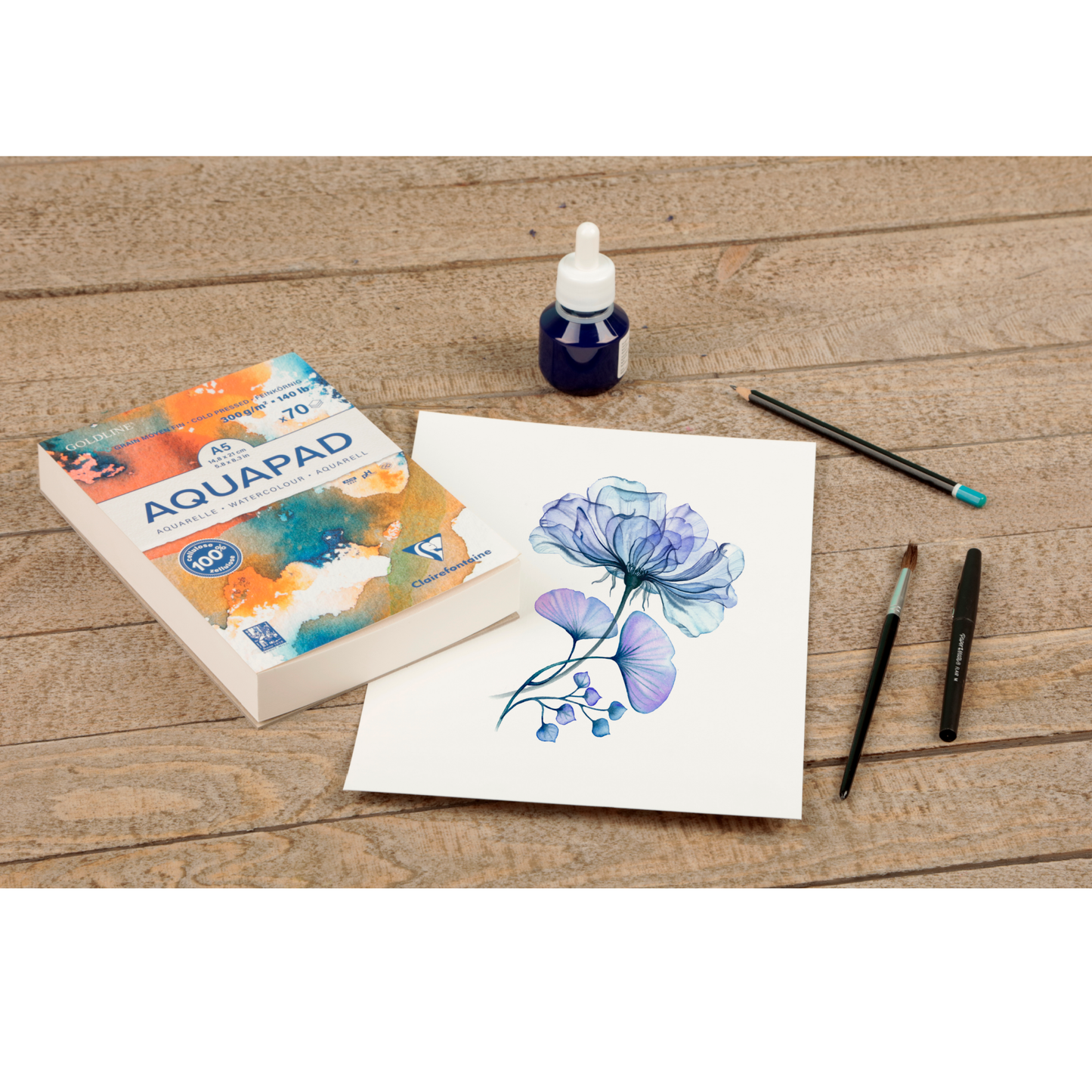 Clairefontaine™ AquaPad Watercolor Paper - Two Sizes