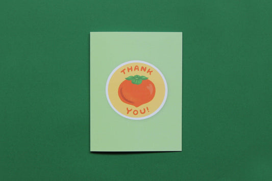 Persimmon -  Thank You Greeting Card