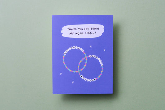 Work Bestie Greeting Card