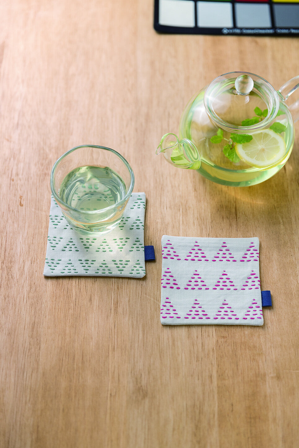 DIY Two coaster sashiko kit