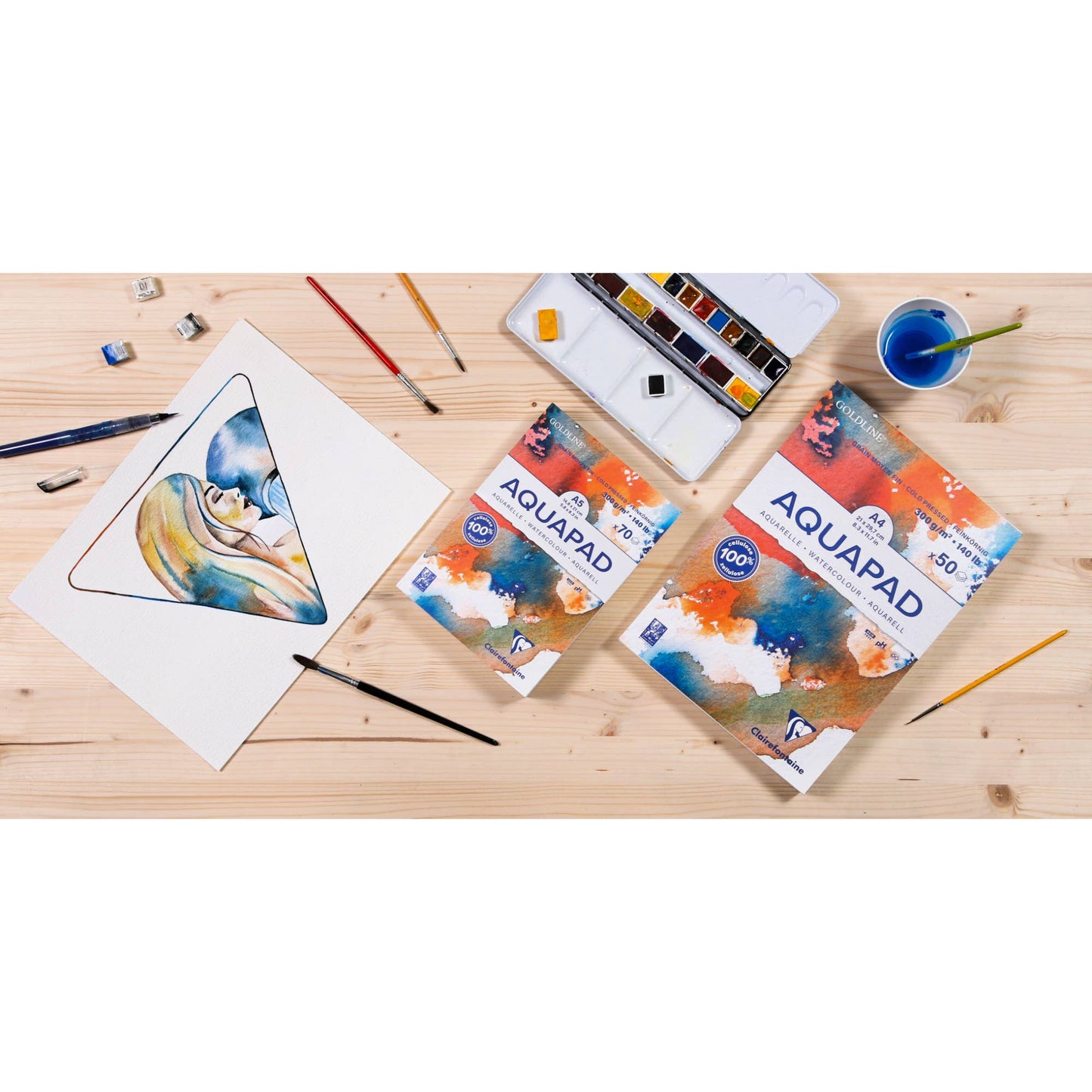 Clairefontaine™ AquaPad Watercolor Paper - Two Sizes