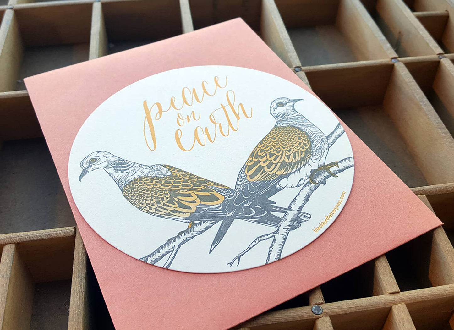 Peace on Earth Circle Card