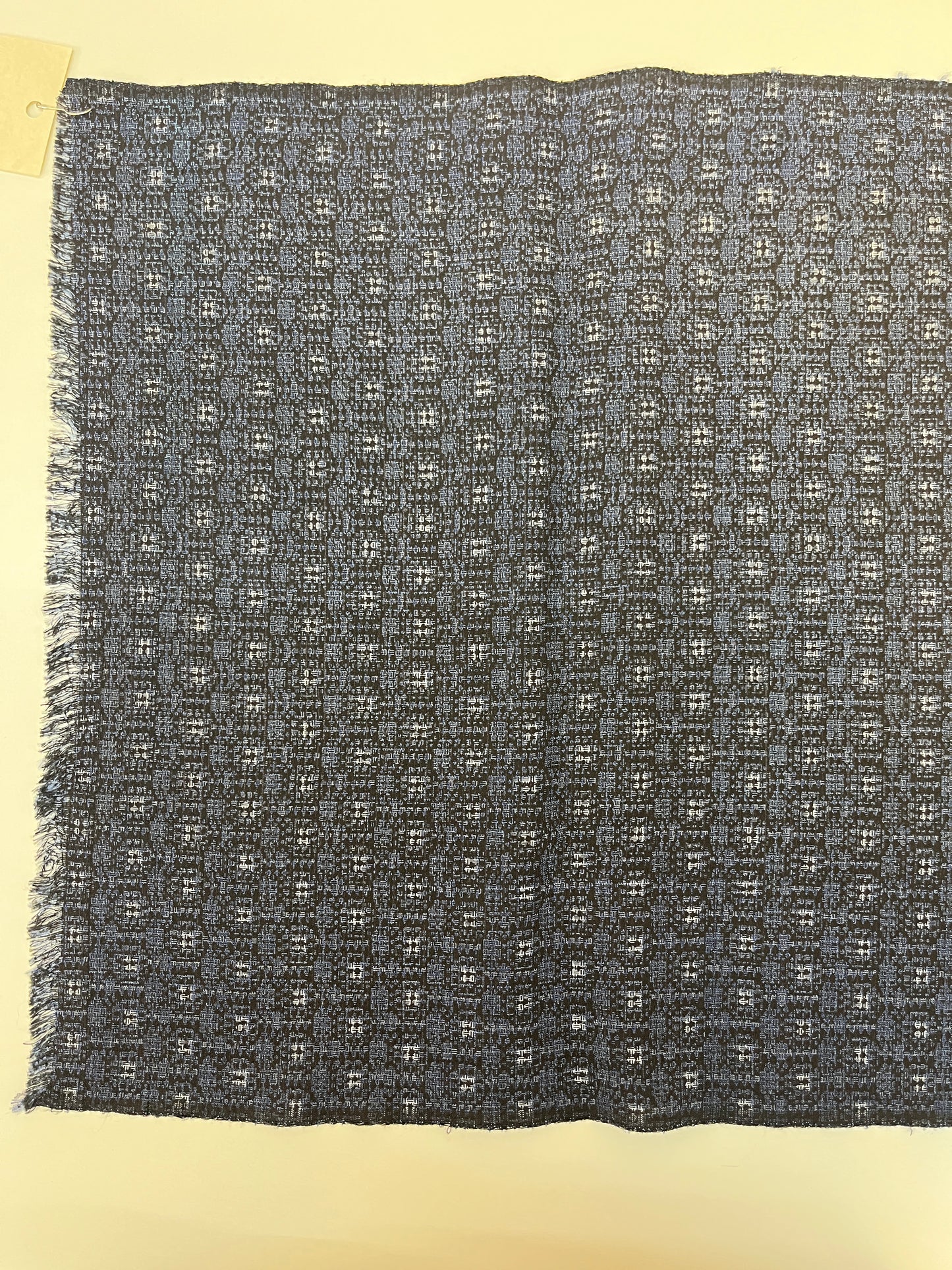 Vintage Kasuri Fabric Small Tile Pattern
