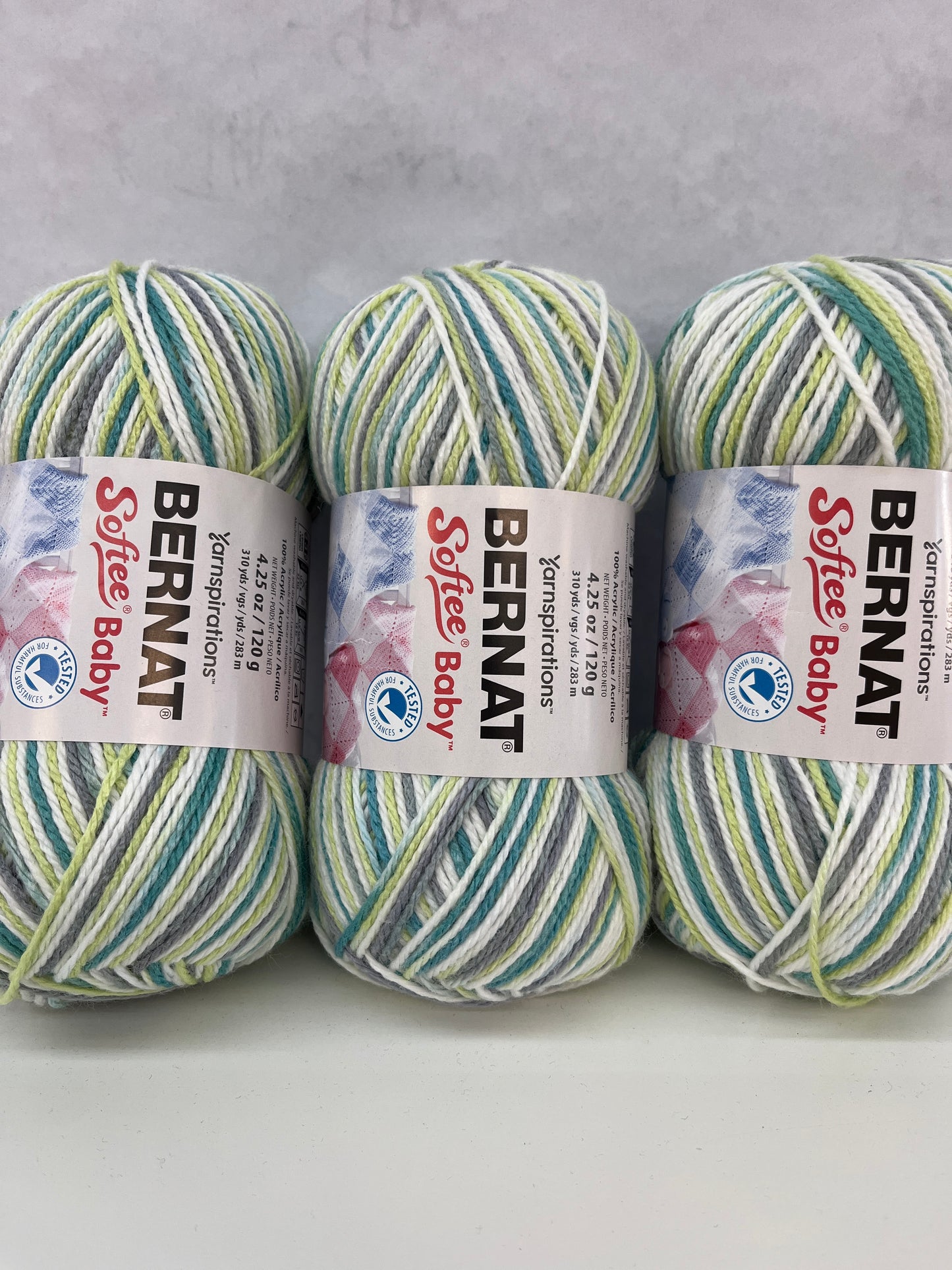 Bernat Softee Baby Yarn, 4.25 oz - Prince Pebbles