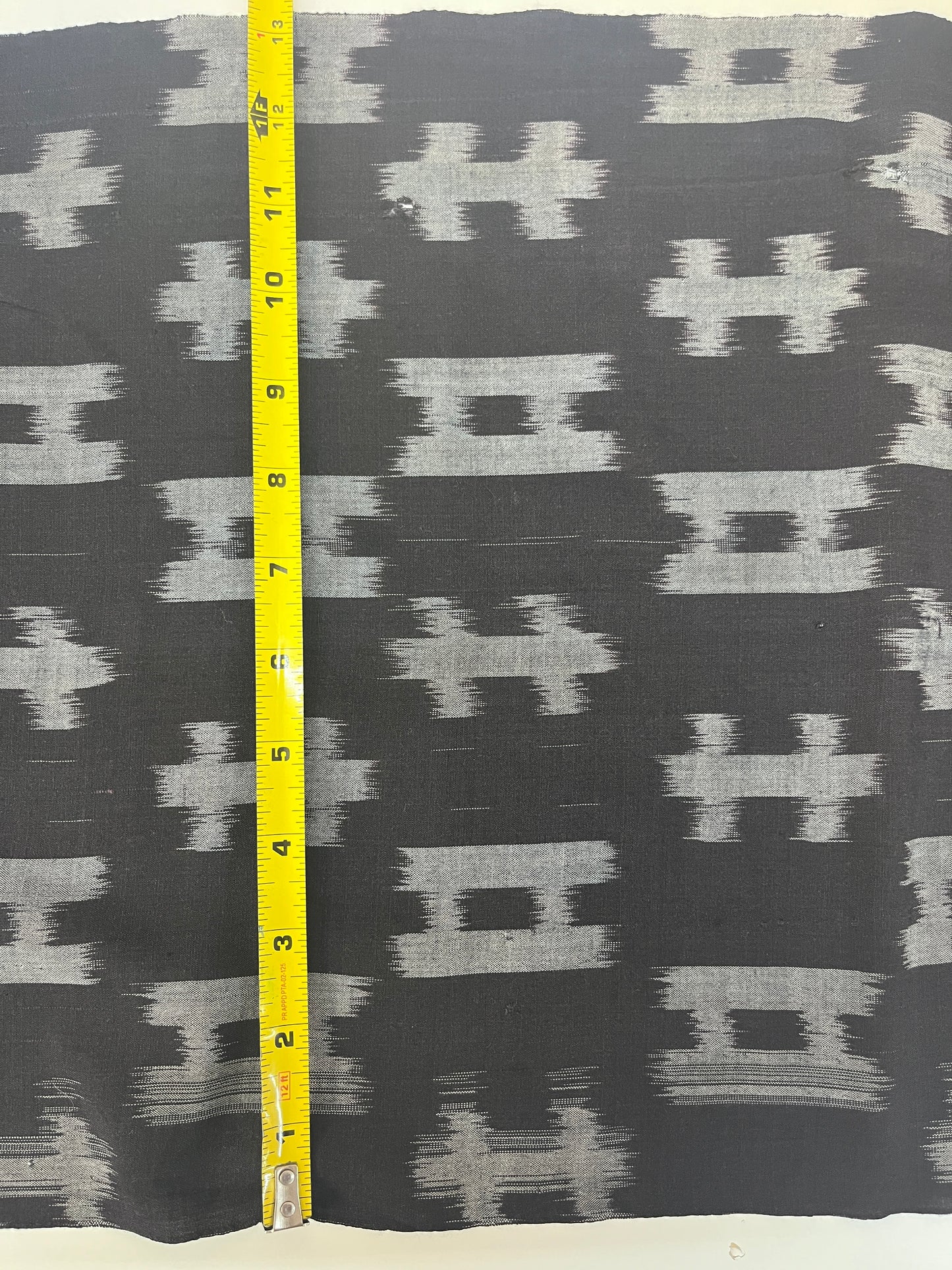 Vintage Kasuri Black Fabric Medium Pattern #2
