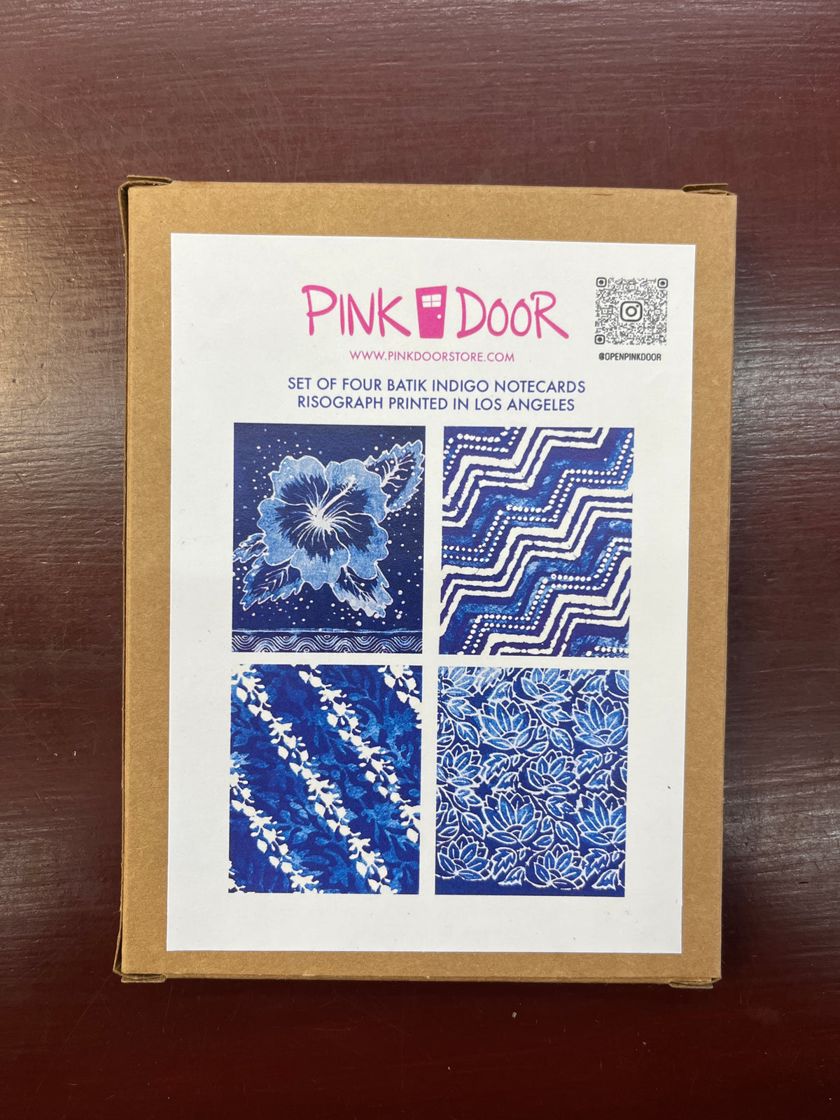 Pink Door Store Cards - set of 4