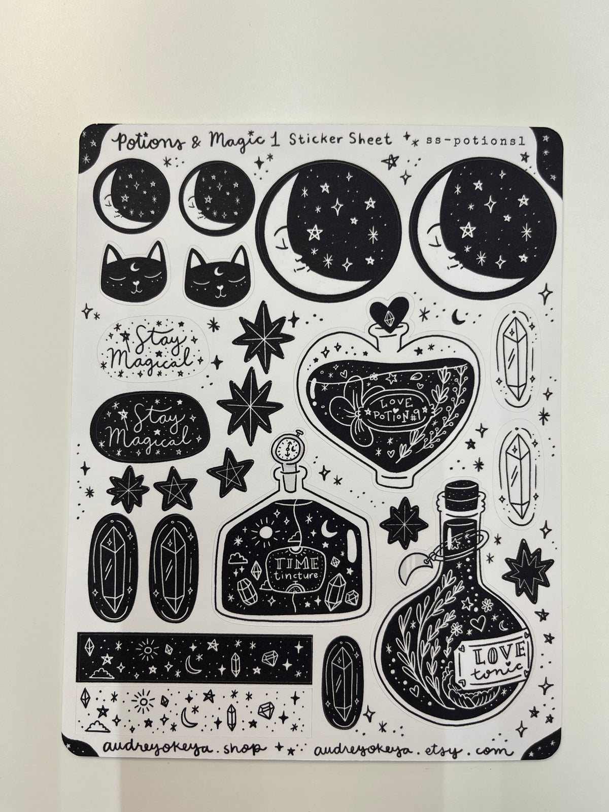 Potions & Magic 1 Sticker Sheet