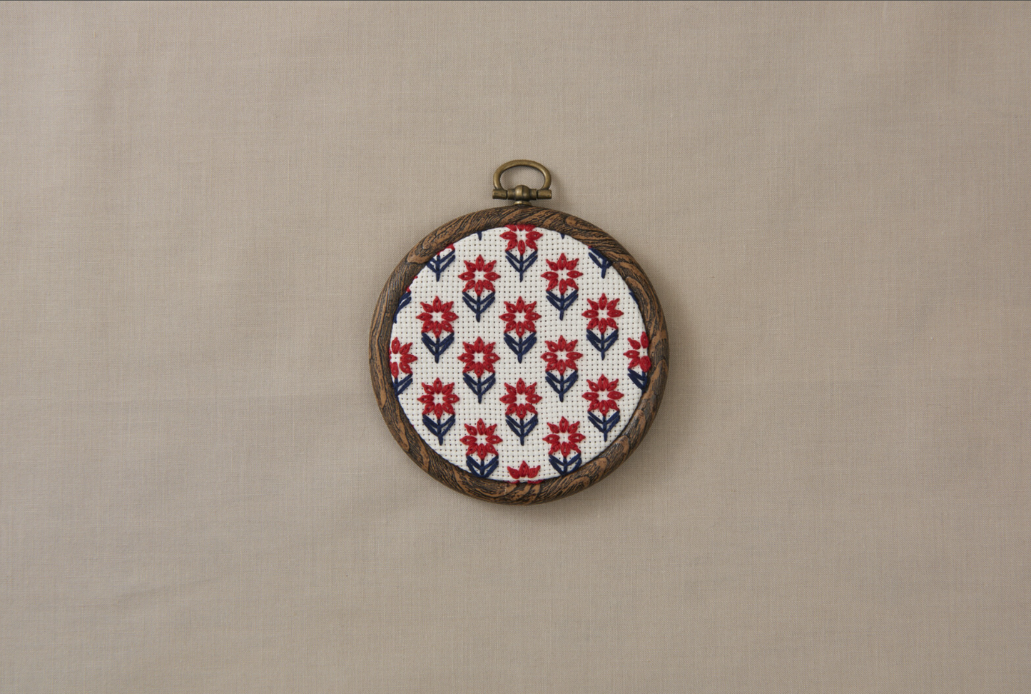 Petite Frame Ji-Sashi Kit - Red Daisies