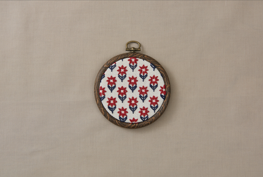 Petite Frame Ji-Sashi Kit - Red Daisies