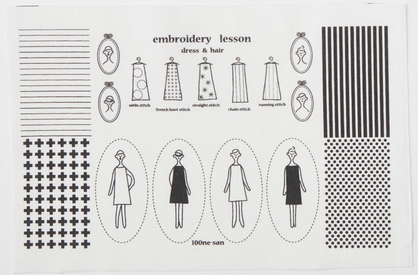100 Ladies Charm Embroidery Kit