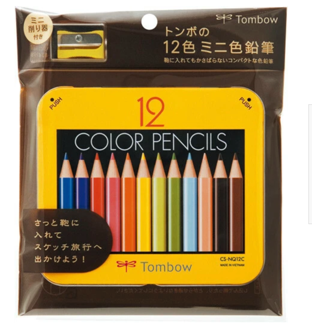 Tombow Mini Colored Pencils 12-colors