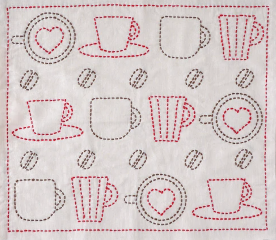 Sashiko Pattern Kitchen Cloth (two color)