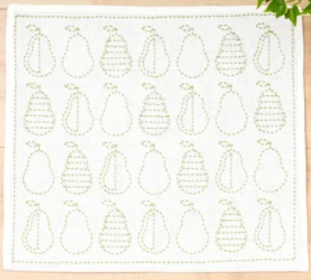 Sashiko Pattern Kitchen Cloth (one color)