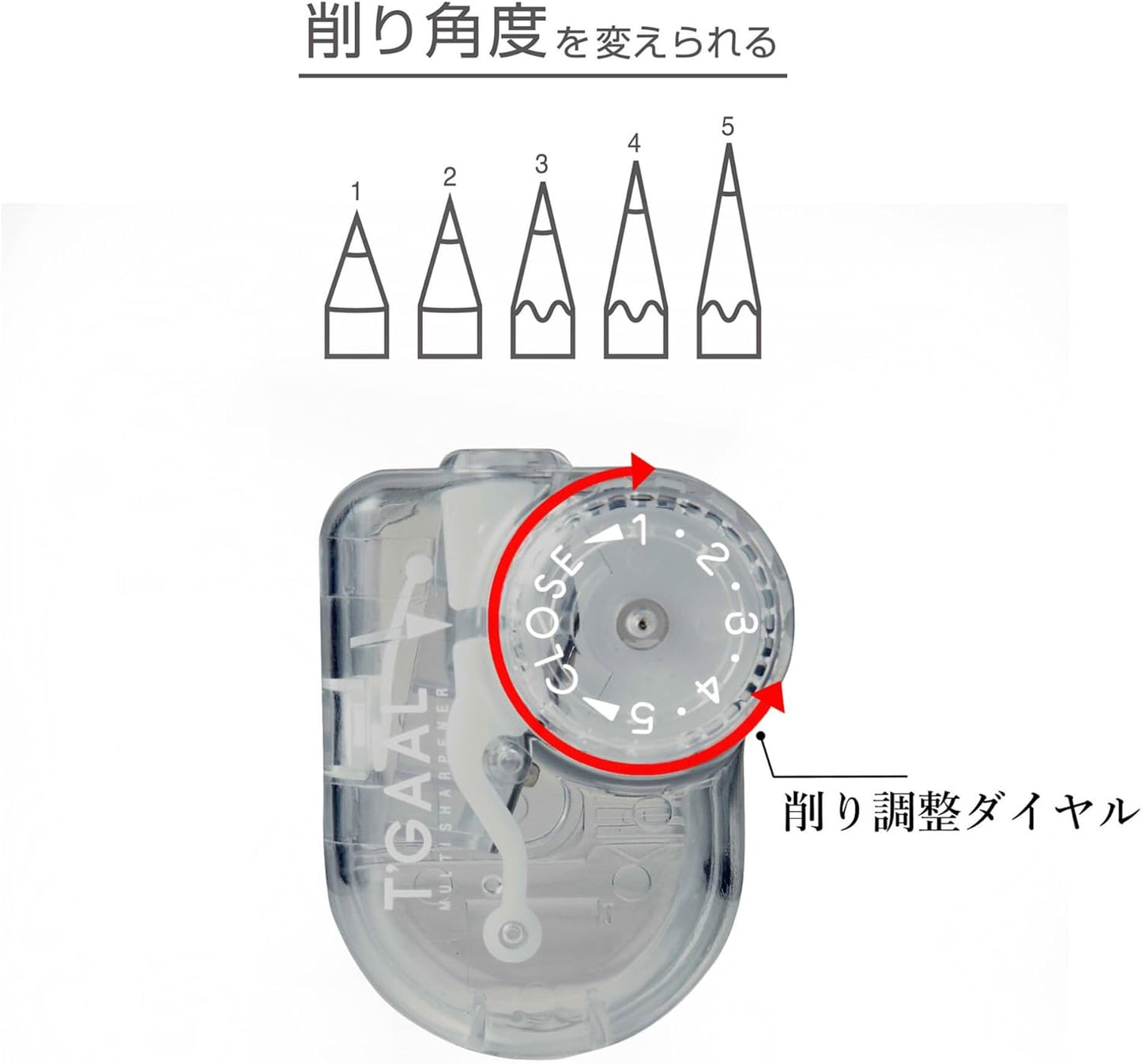 T'GAAL Multisharpener Pencil Sharpener