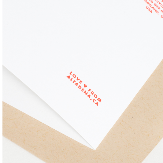 Congrats Doves Letterpress Greeting Card by Fugu Fugu