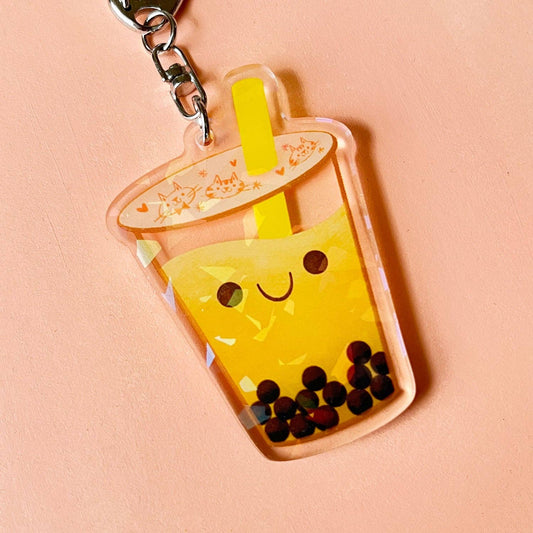 Boba Keychain Charm