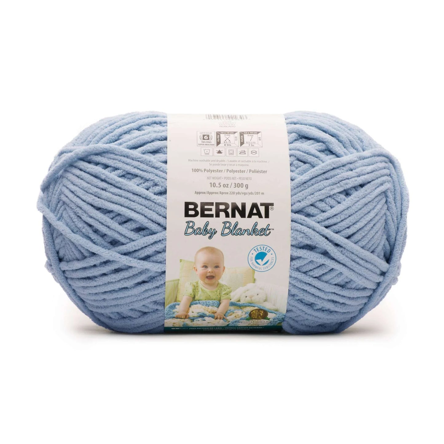 Bernat Baby Blanket Superbulky - Baby Blue