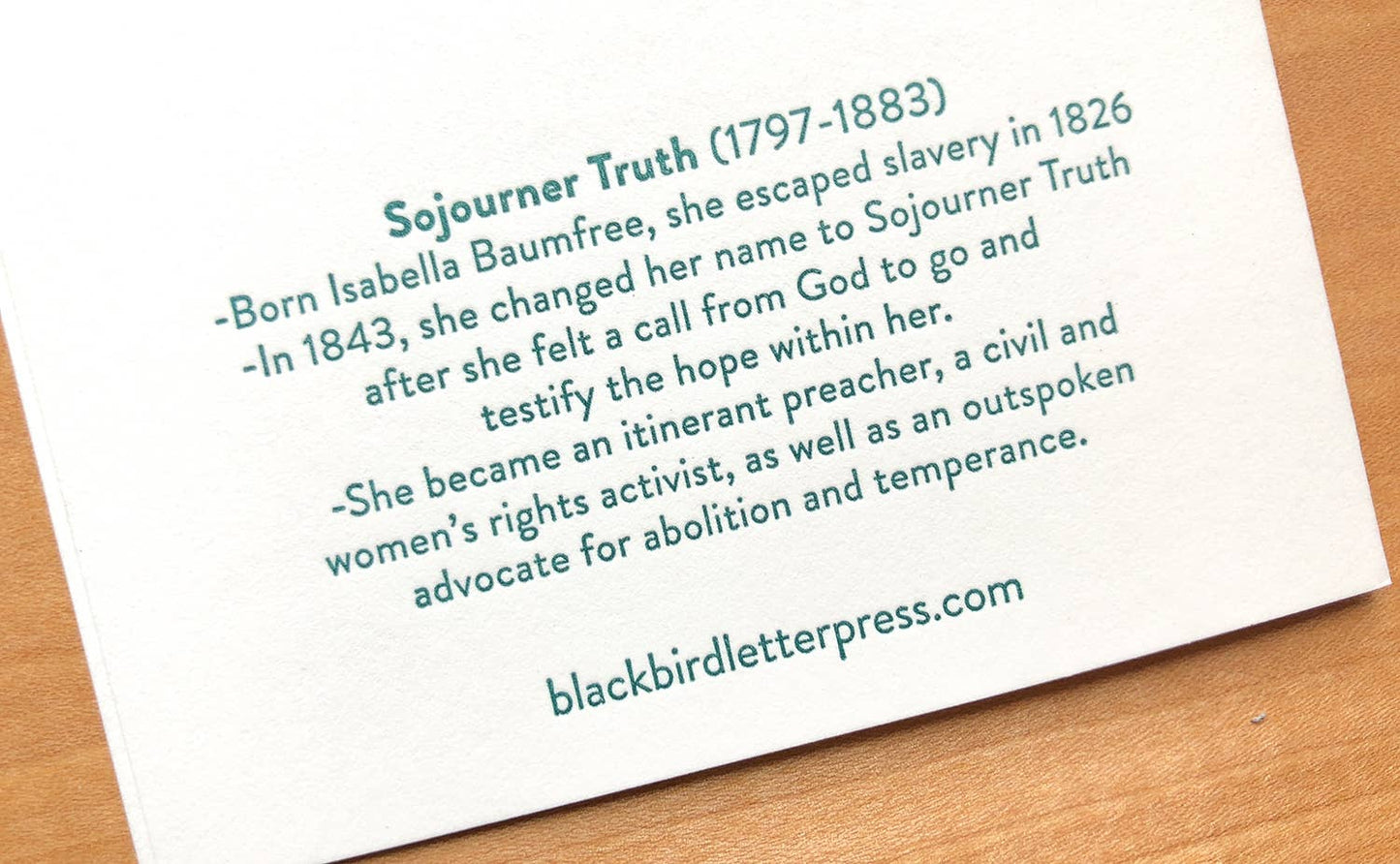 Sojourner Truth card