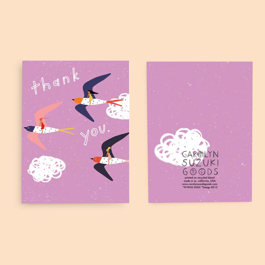 FLYING HIGH - Thank You Card
