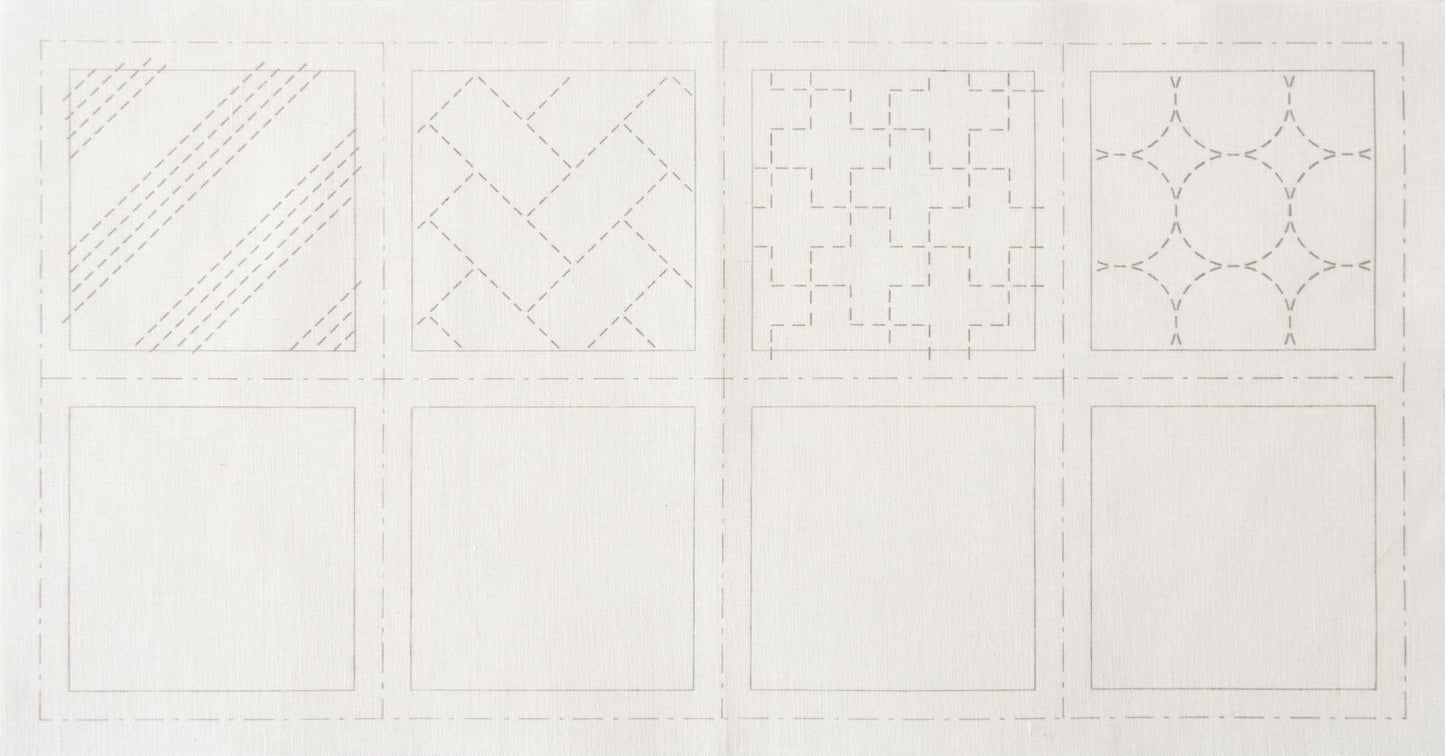 Sashiko Pattern Coaster (4 coasters)