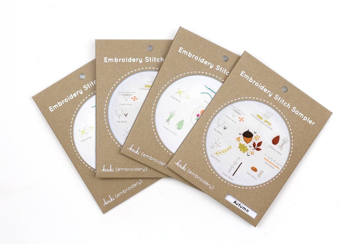 Beginner Embroidery Stitch Sampler