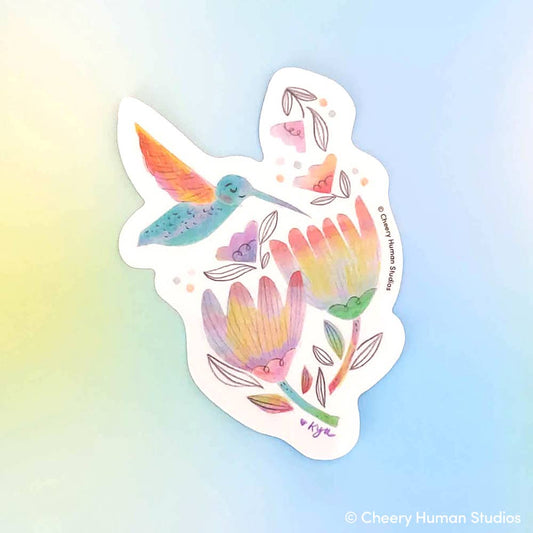 Hummingbird | Handmade Vinyl Sticker