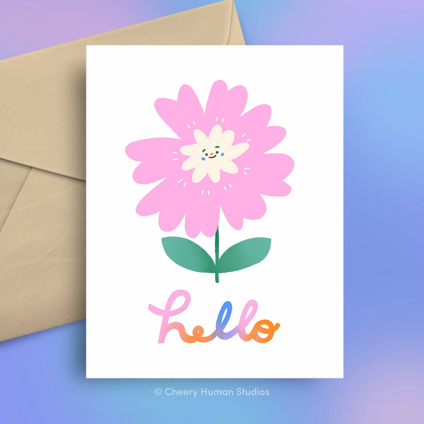 Hello Flower | Thinking of You Greeting Card