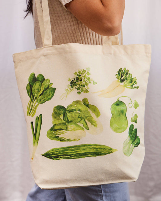 Asian Vegetable Tote Bag