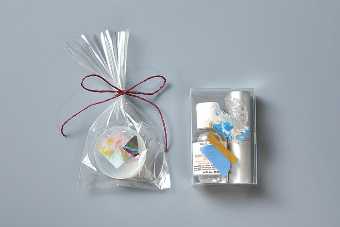 Coffret Cosmetic Motif Film Sticker - Square
