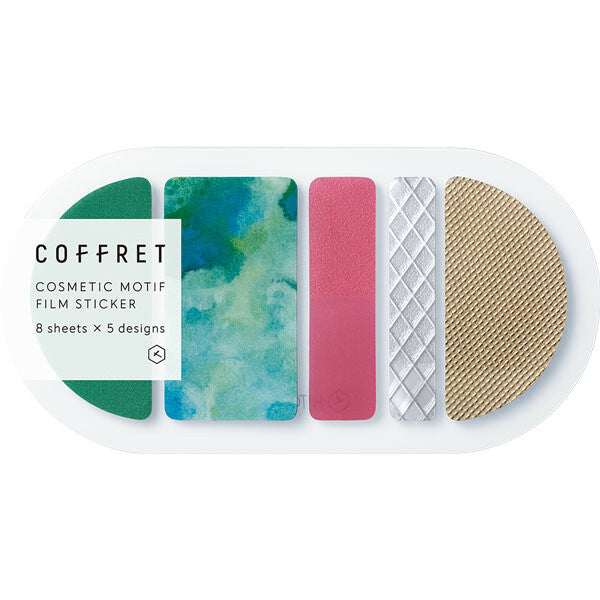 Coffret Cosmetic Motif Film Sticker - Round