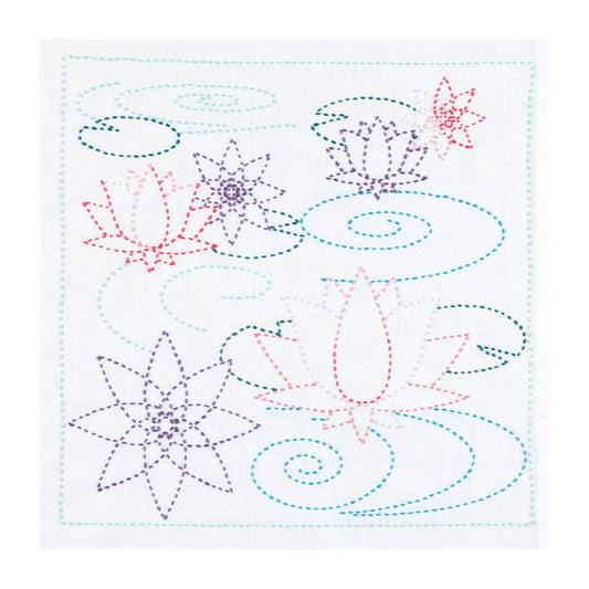 Olympus Sashiko Sampler - Chrysanthemum Festival Pattern