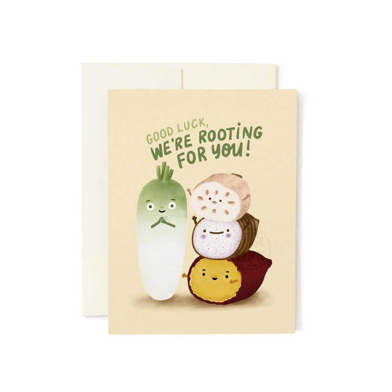 Rooting for You Greeting Card