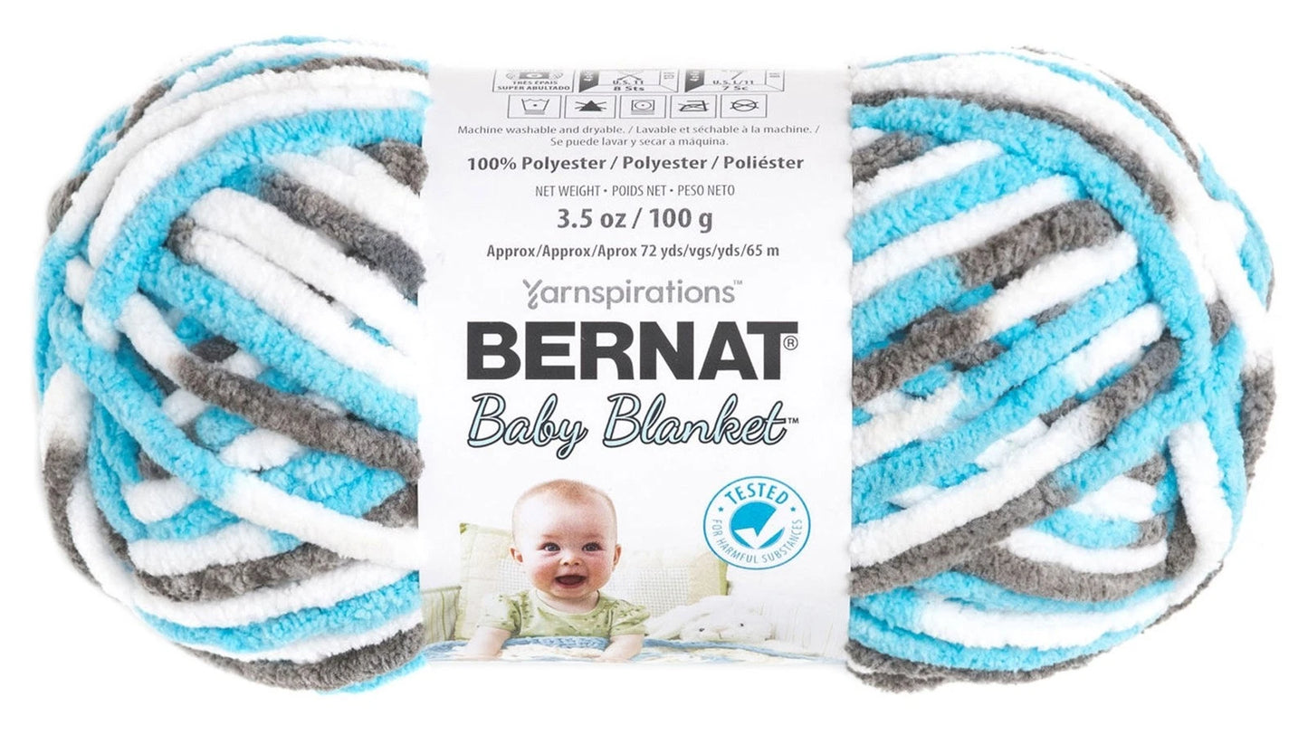 Bernat Baby Blanket Superbulky, 3.5 oz - Sail Away