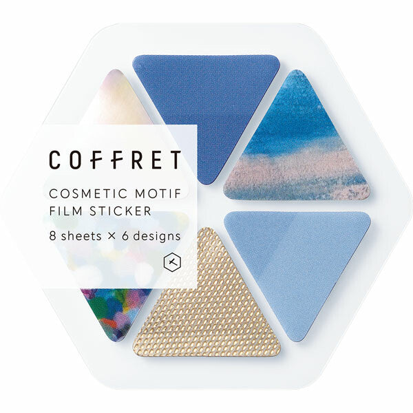 Coffret Cosmetic Motif Film Sticker - Triangle