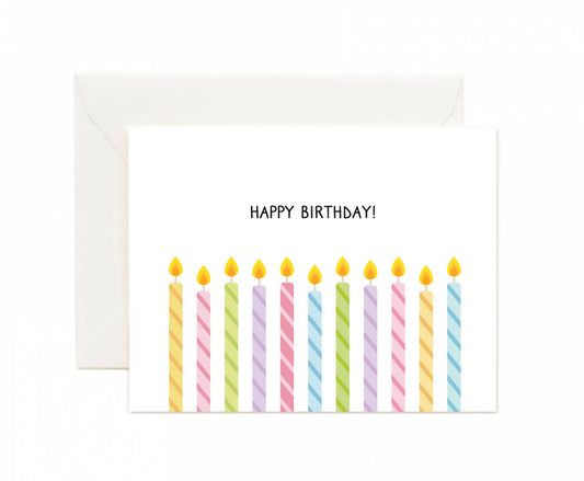 Happy Birthday! Candles Greeting Card